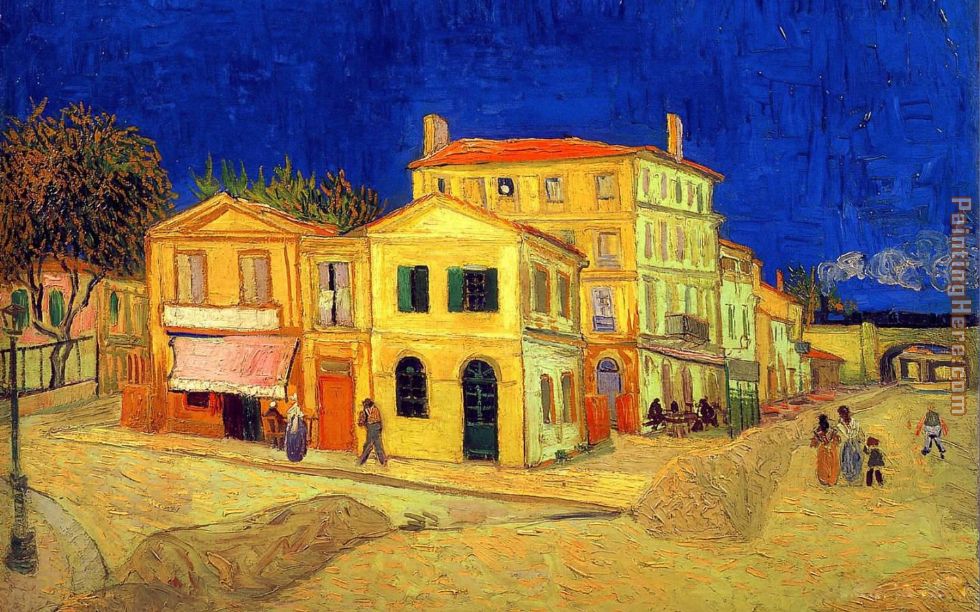 The Yellow House painting - Vincent van Gogh The Yellow House art painting